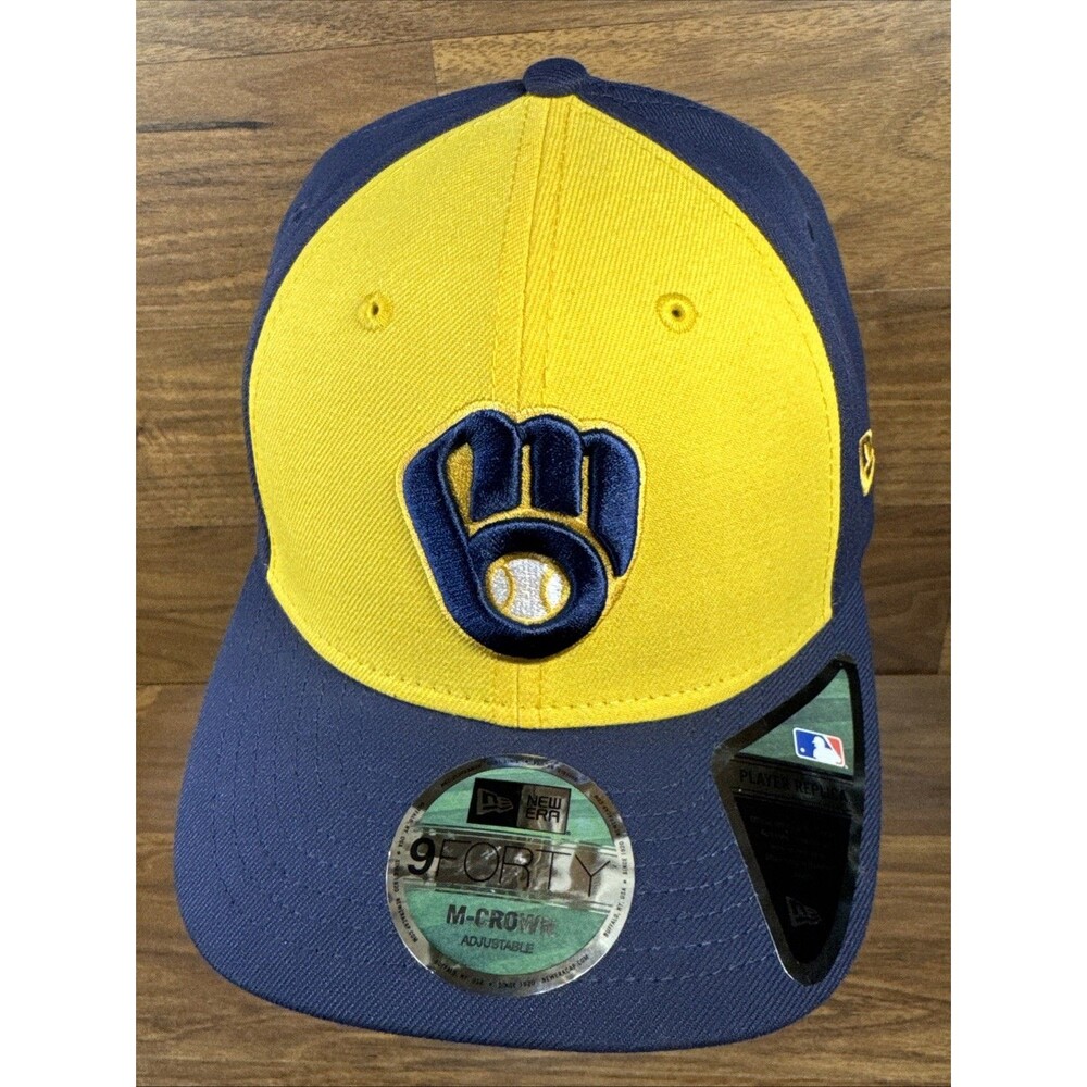 New Era Milwaukee Brewers 9Forty M-Crown 2-tone Player Replica Snapback Hat MLB